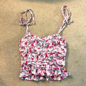 Foral crop top